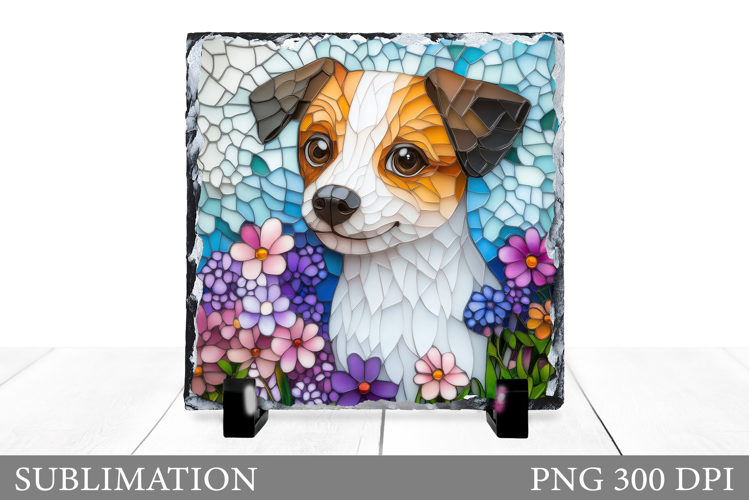 Cute Dog Sublimation. Dog Slate Sublimation