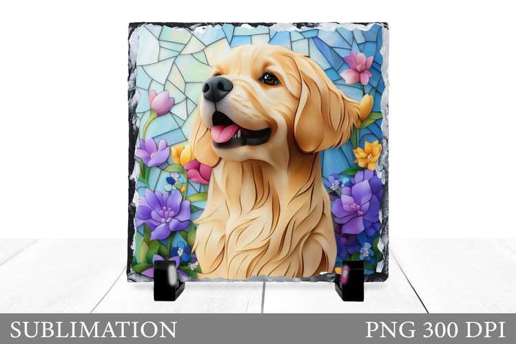 Cute Dog Sublimation. Dog Slate Sublimation
