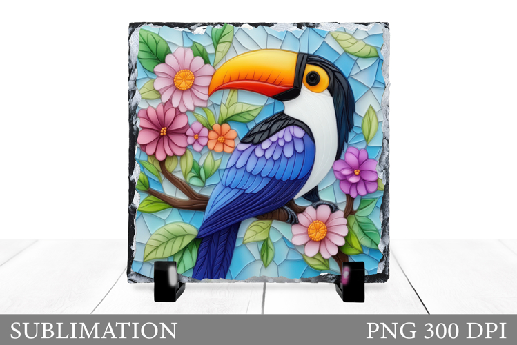 Toucan Sublimation. Toucan Slate Design