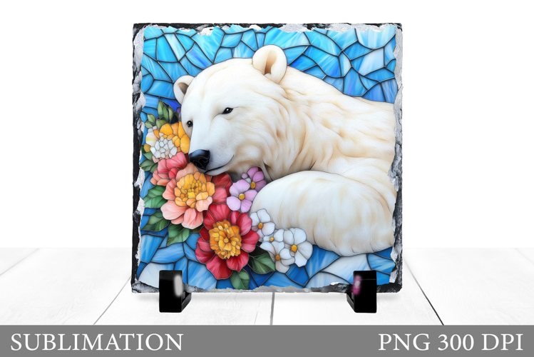 Cute Bear Sublimation. Bear Slate Sublimation