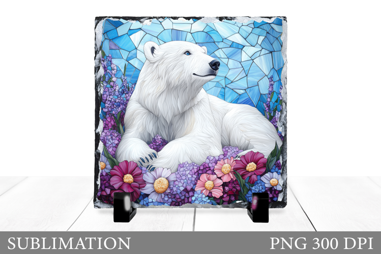 Cute Bear Sublimation. Bear Slate Sublimation