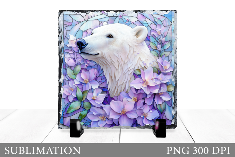 Cute Bear Sublimation. Bear Slate Sublimation