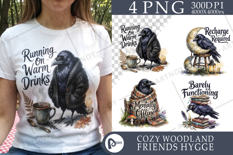 Sleep-Deprived Raven Sublimation
