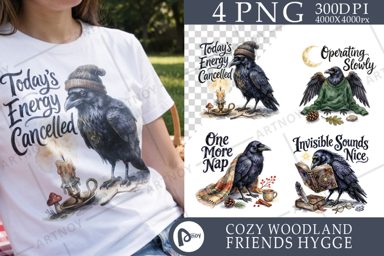 Sleep-Deprived Raven Sublimation