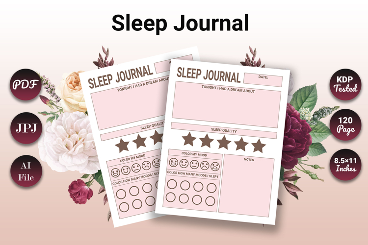 Sleep Journal Track Your Rest, Dreams & Night Routine