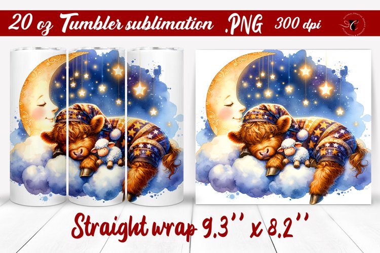 Tumbler wrap | Baby animals | Sleeping Animal example image 1