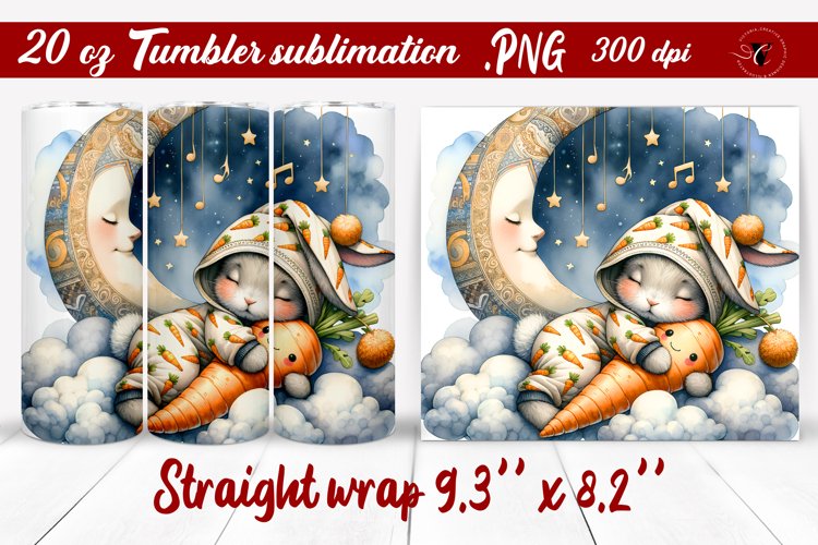 Tumbler wrap | Baby animals | Sleeping Animal example image 1