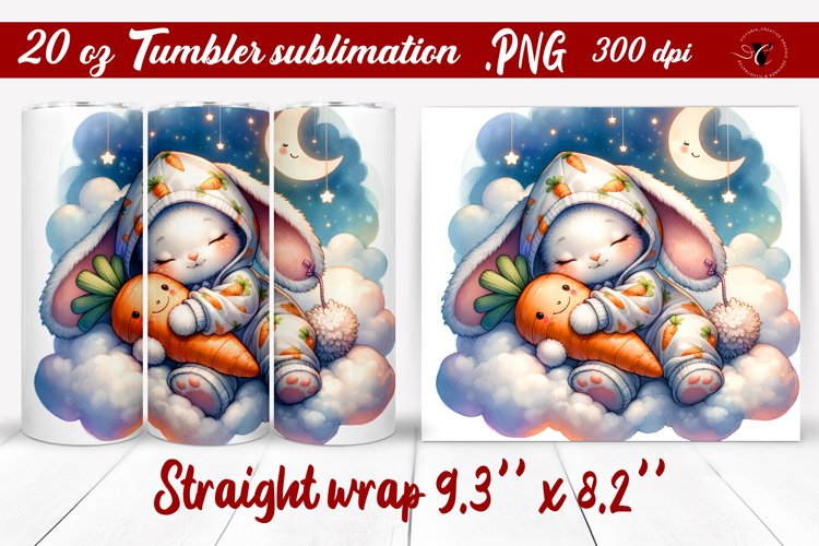 Tumbler wrap | Baby animals | Sleeping Animal example image 1