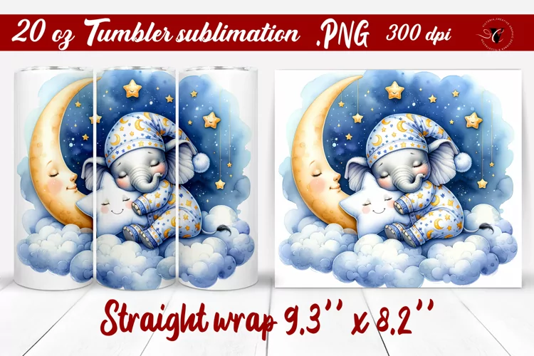 Tumbler wrap | Baby animals | Sleeping Animal