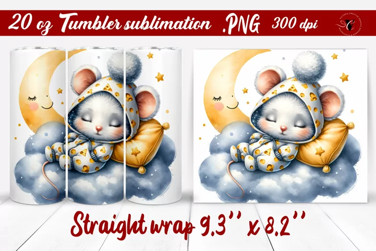Tumbler wrap | Baby animals | Sleeping Animal