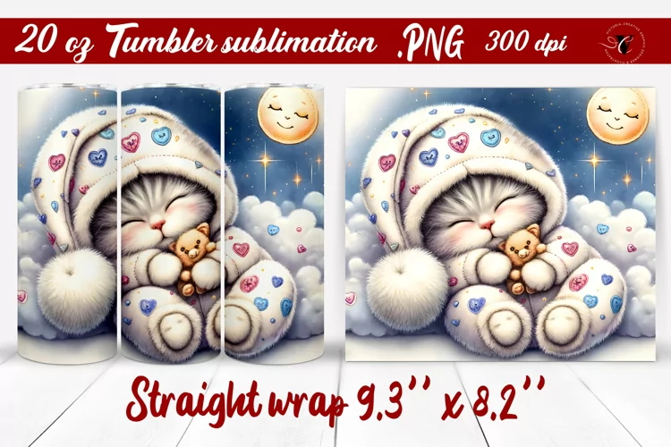 Tumbler wrap | Baby animals | Sleeping Animal