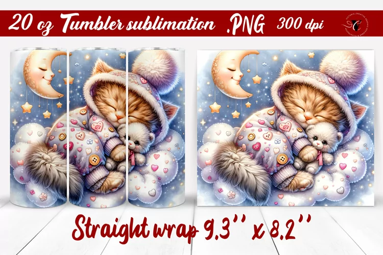 Tumbler wrap | Baby animals | Sleeping Animal