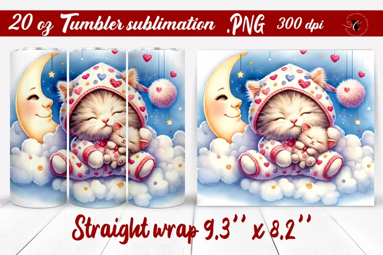 Tumbler wrap | Baby animals | Sleeping Animal