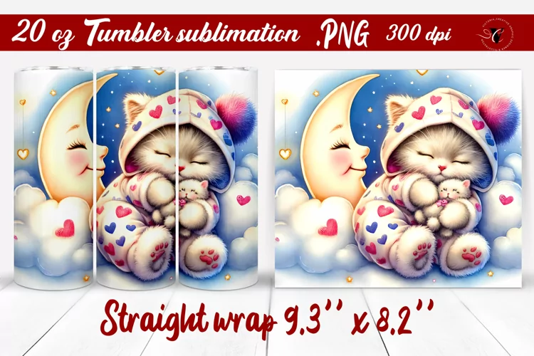 Tumbler wrap | Baby animals | Sleeping Animal
