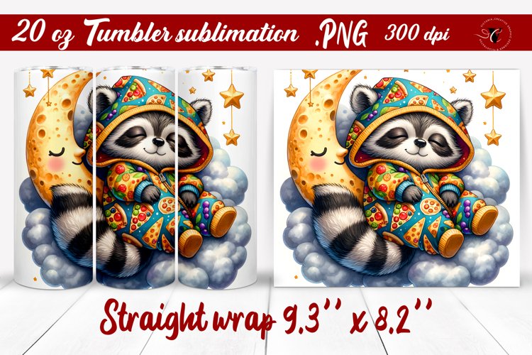 Tumbler wrap | Baby animals | Sleeping Animal example image 1