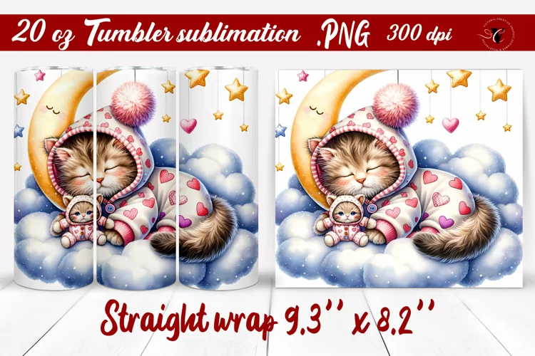 Tumbler wrap | Baby animals | Sleeping Animal