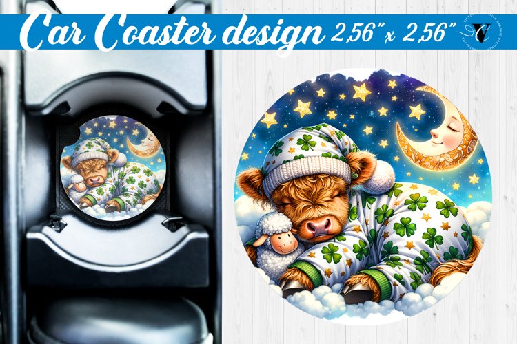 Car Coaster | Baby animals | Sleeping Animals example image 1