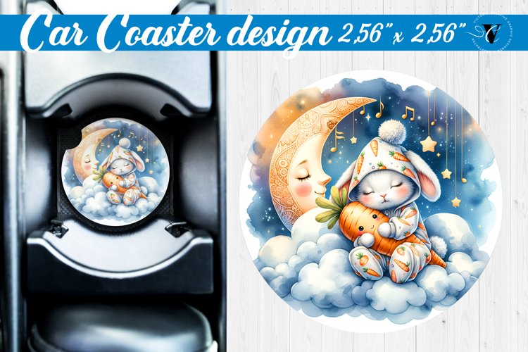 Car Coaster | Baby animals | Sleeping Animals example image 1