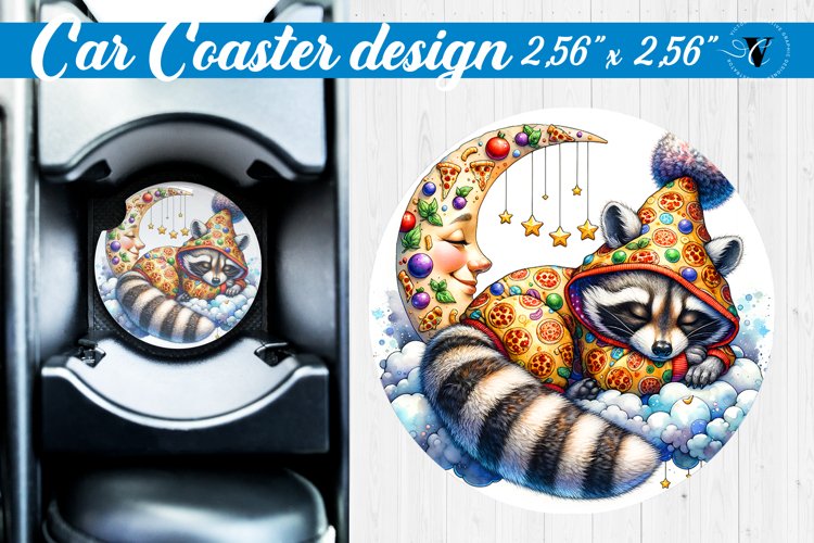 Car Coaster | Baby animals | Sleeping Animals example image 1