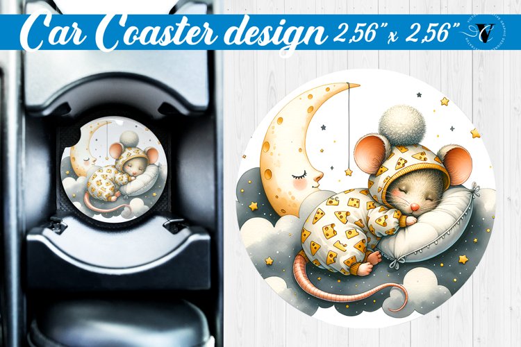 Car Coaster | Baby animals | Sleeping Animals example image 1