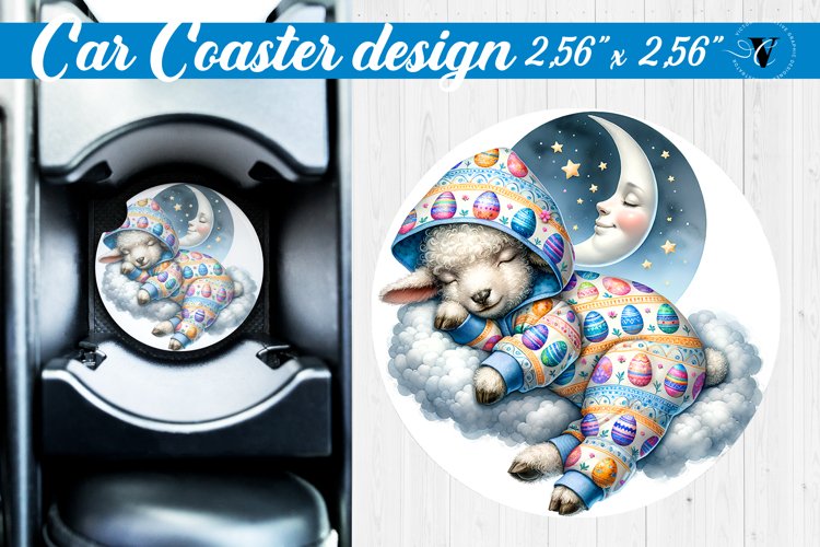 Car Coaster | Baby animals | Sleeping Animals example image 1
