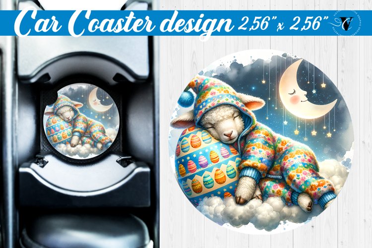 Car Coaster | Baby animals | Sleeping Animals example image 1