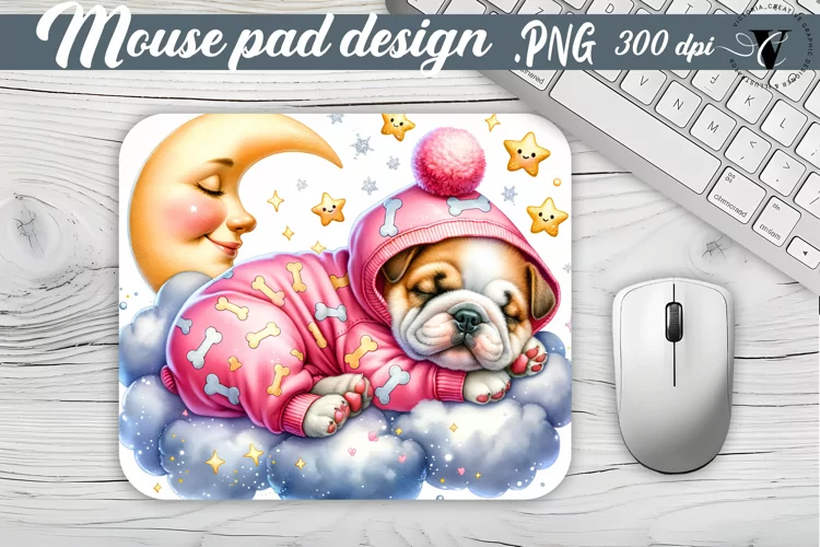 Mouse Pad | Cute Sleeping Animals