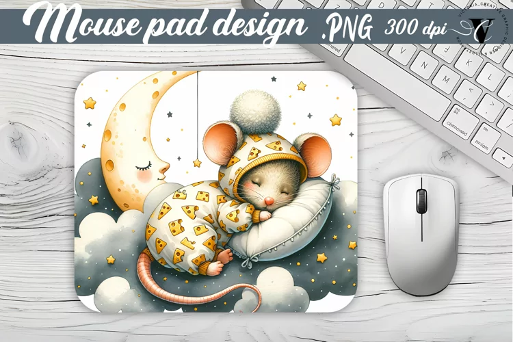Mouse Pad | Cute Sleeping Animals