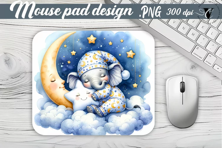 Mouse Pad | Cute Sleeping Animals