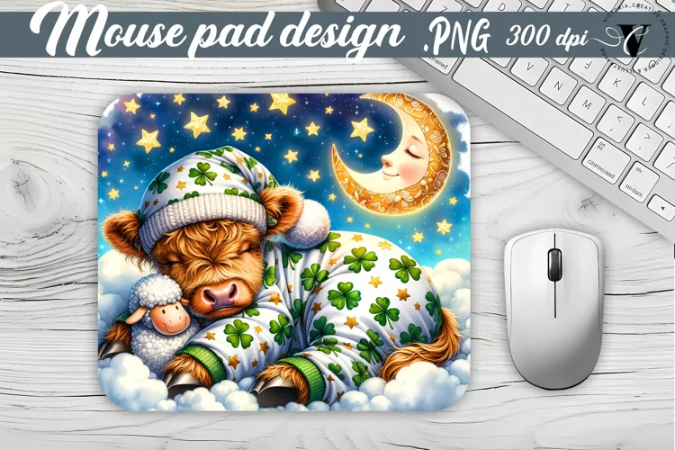 Mouse Pad | Cute Sleeping Animals