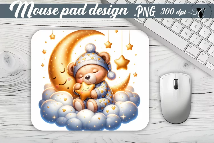 Mouse Pad | Cute Sleeping Animals