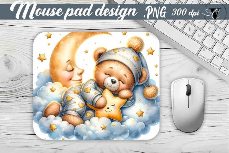 Mouse Pad | Cute Sleeping Animals