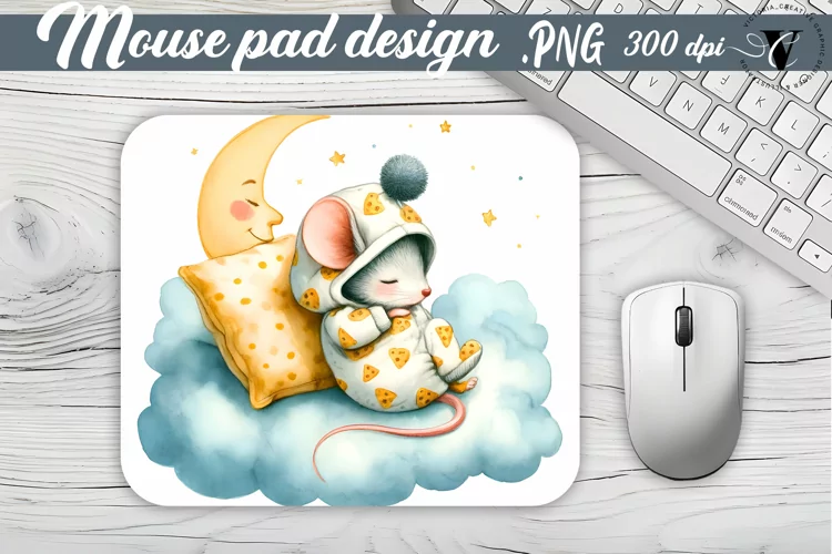 Mouse Pad | Cute Sleeping Animals