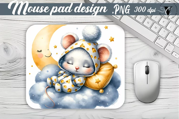 Mouse Pad | Cute Sleeping Animals