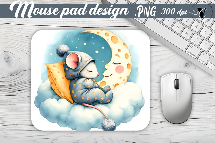 Mouse Pad | Cute Sleeping Animals example image 1