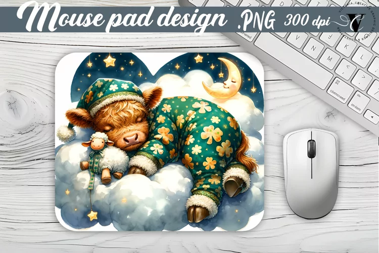 Mouse Pad | Cute Sleeping Animals