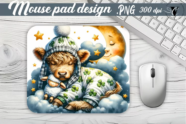 Mouse Pad | Cute Sleeping Animals