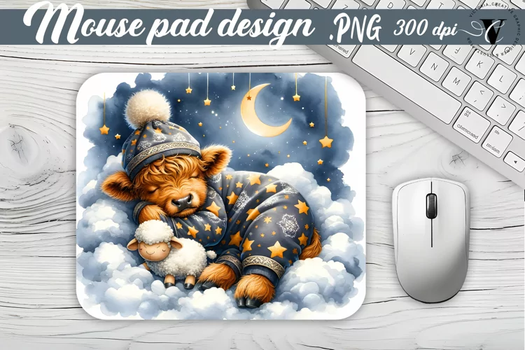 Mouse Pad | Cute Sleeping Animals