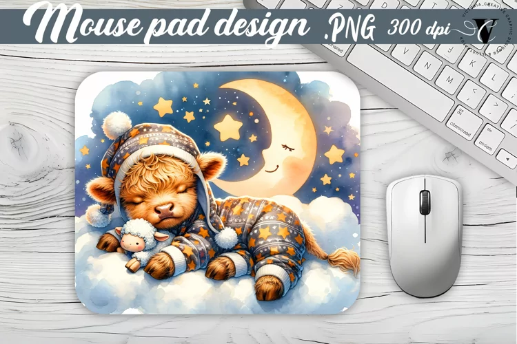 Mouse Pad | Cute Sleeping Animals