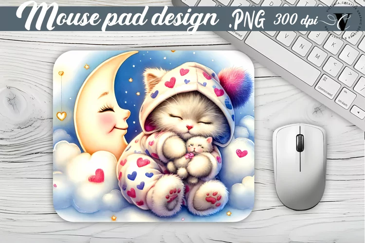 Mouse Pad | Cute Sleeping Animals