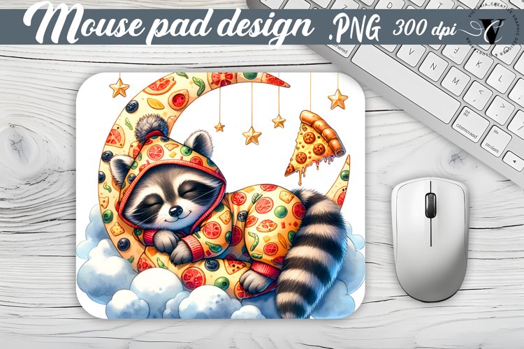 Mouse Pad | Cute Sleeping Animals example image 1