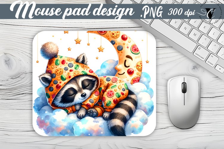 Mouse Pad | Cute Sleeping Animals example image 1