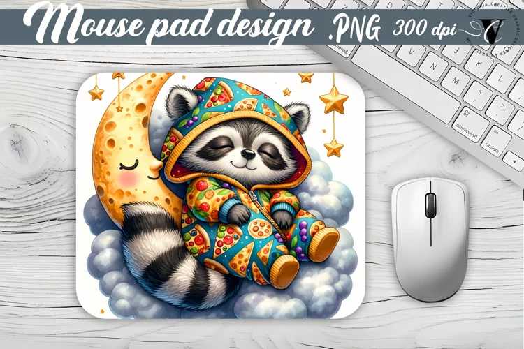 Mouse Pad | Cute Sleeping Animals