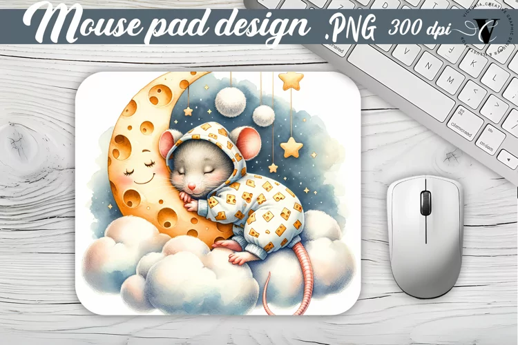 Mouse Pad | Cute Sleeping Animals