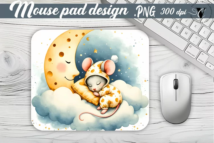 Mouse Pad | Cute Sleeping Animals