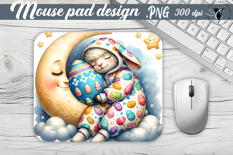 Mouse Pad | Cute Sleeping Animals example image 1
