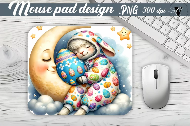 Mouse Pad | Cute Sleeping Animals