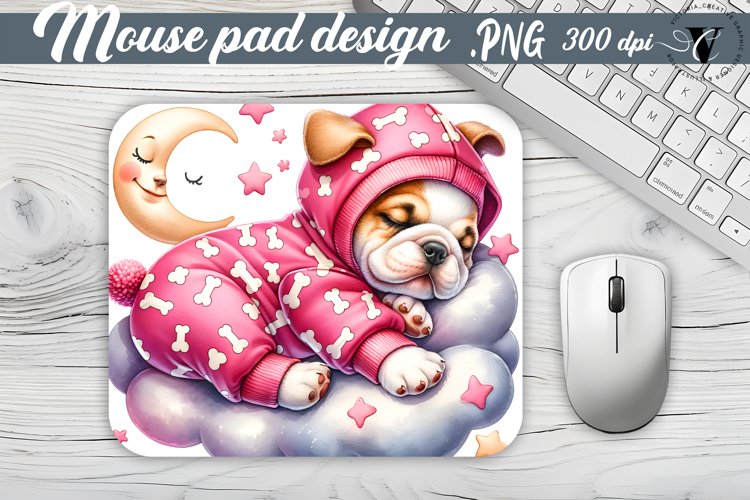Mouse Pad | Cute Sleeping Animals example image 1