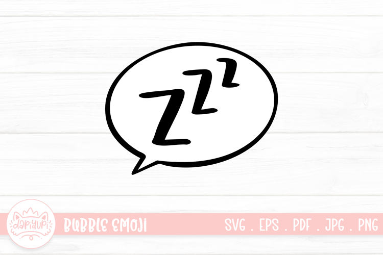 Sleepy Bubble Expression SVG
