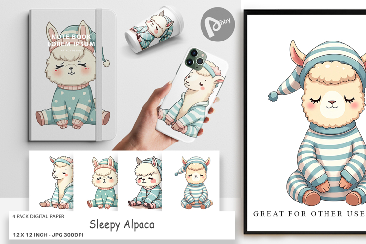 Alpaca Clipart Image 9